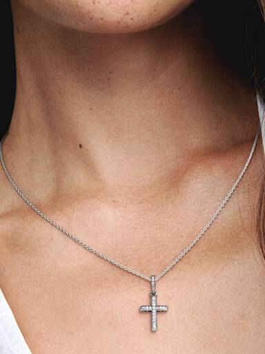 Sparkling Cross Pendant