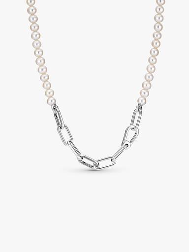 Pandora ME Treated Freshwater Cultured Pearl Necklace - Image 2
