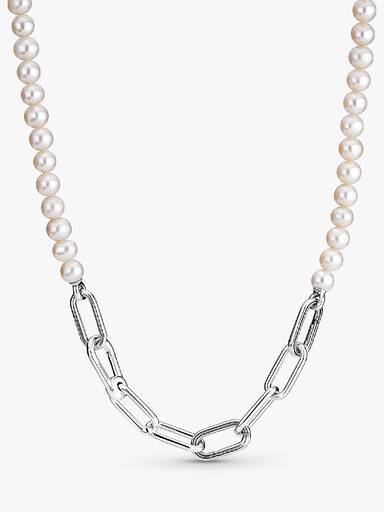 Pandora ME Treated Freshwater Cultured Pearl Necklace - Image 5