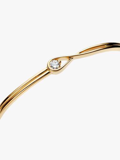 Pandora Infinite 14k Gold Lab-grown Diamond Bangle - Image 4
