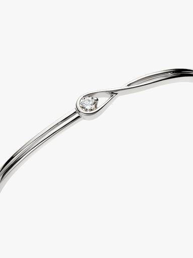 Pandora Infinite 14k White Gold Lab-grown Diamond Bangle - Image 5