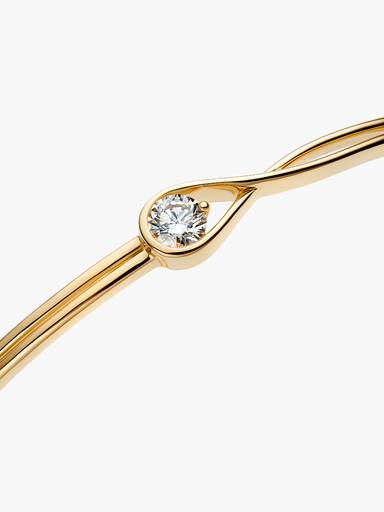 Pandora Infinite 14k Gold Lab-grown Diamond Bangle - Image 2