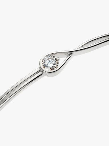 Pandora Infinite 14k White Gold Lab-grown Diamond Bangle - Image 2