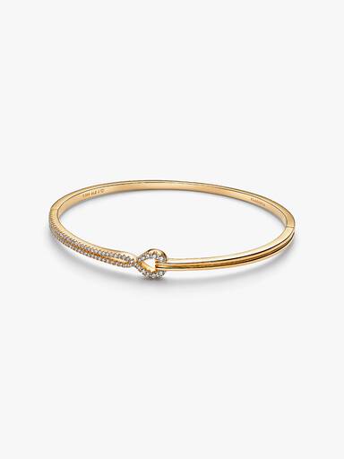 Pandora Infinite Lab-grown Diamond Pavé Double Row Bangle - Image 2