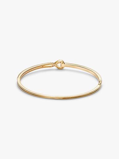 Pandora Infinite Lab-grown Diamond Pavé Double Row Bangle - Image 3