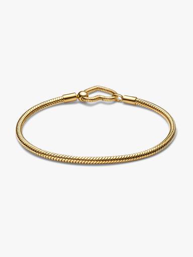 Heart Closure Snake Chain Bracelet - Image 4