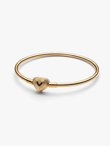 FINAL SALE - Radiating Heart Clasp Bangle - Image 2
