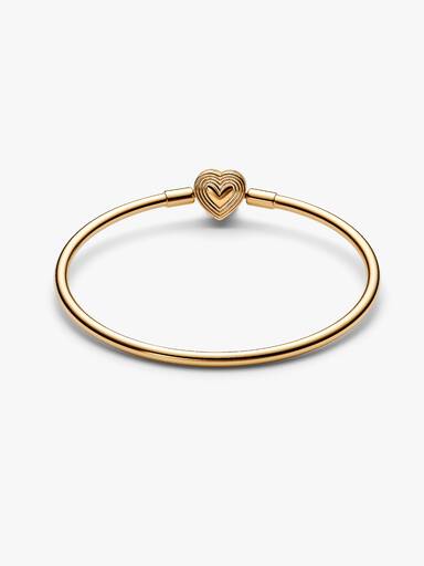FINAL SALE - Radiating Heart Clasp Bangle - Image 4