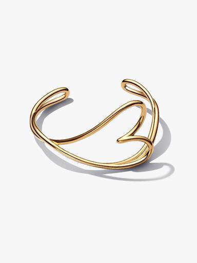 Organically Shaped Heart Bangle - Image 4