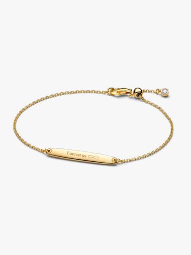 Engravable Bar Chain Bracelet - Image 4
