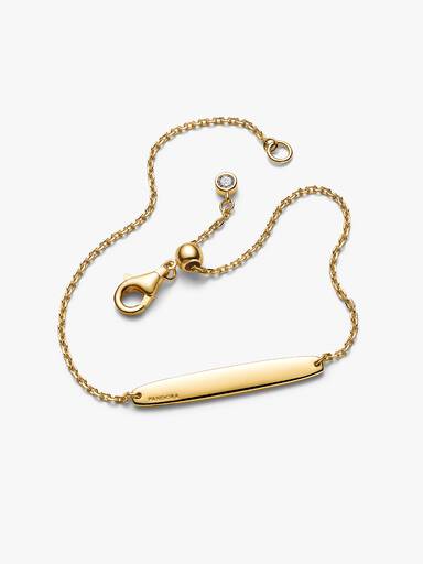 Engravable Bar Chain Bracelet - Image 6