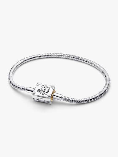 Disney Princess Storybook Lab-grown Diamond Snake Chain Bracelet - Image 2