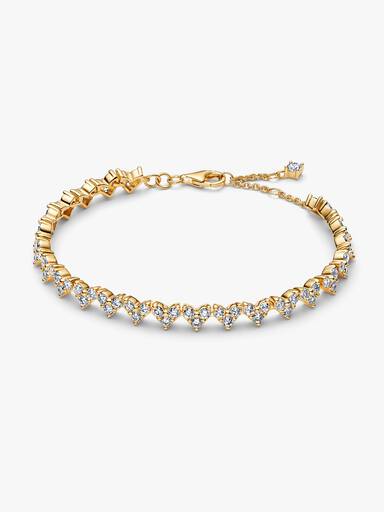 Triple Stone Heart Bracelet - Image 2