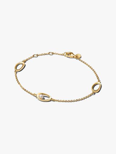 Organically Shaped Oval & Treated Freshwater Cultured Pearl Bracelet - Image 2