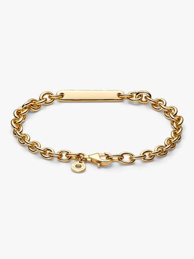 Engravable Bar Link Bracelet - Image 6