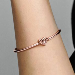 FINAL SALE - Pandora Moments Heart & Butterfly Bangle