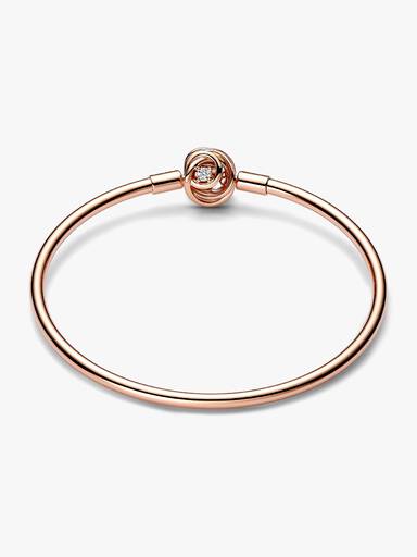 FINAL SALE - Pandora Moments Encircled Clasp Bangle - Image 4