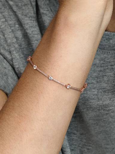 Sparkling Pavé Bars Bracelet