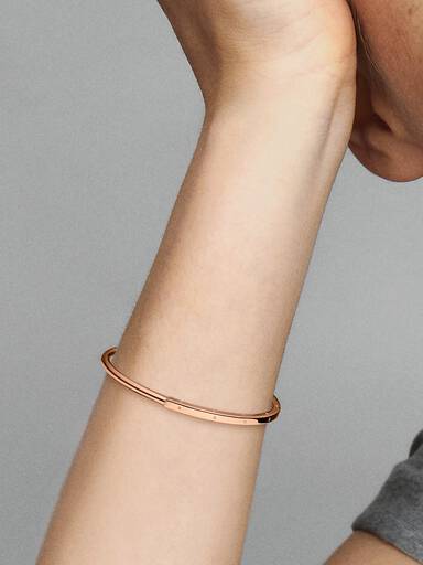 Pandora Signature I-D Open Bangle