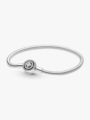 Pandora Moments Halo Snake Chain Bracelet - Image 2