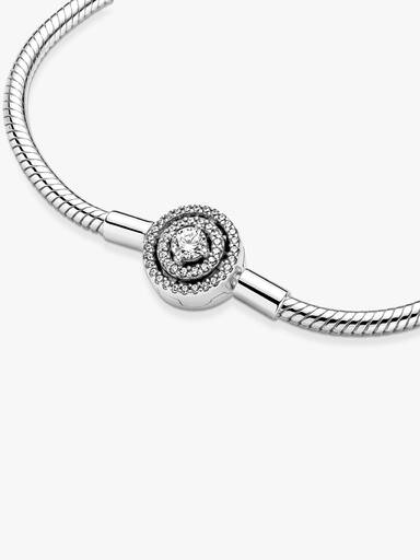 Pandora Moments Halo Snake Chain Bracelet - Image 4