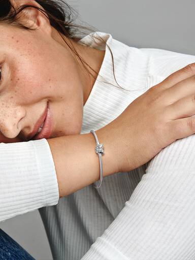 Pandora Moments Butterfly Clasp Snake Chain Bracelet - Image 3