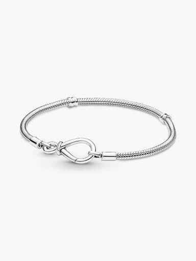 Pandora Moments Infinity Knot Snake Chain Bracelet - Image 2