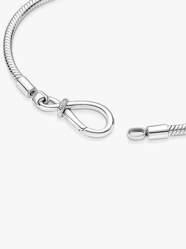 Pandora Moments Infinity Knot Snake Chain Bracelet - Image 6