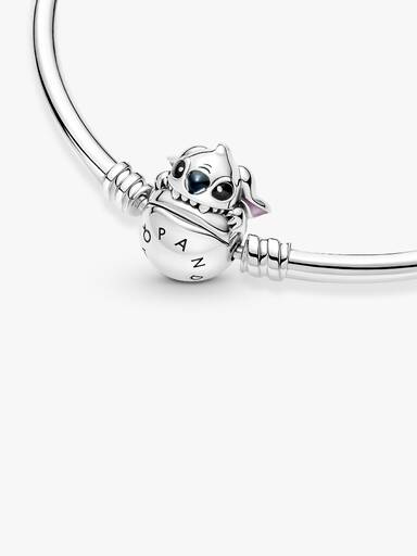 Pandora Moments Disney Stitch Biting Clasp Bangle - Image 6