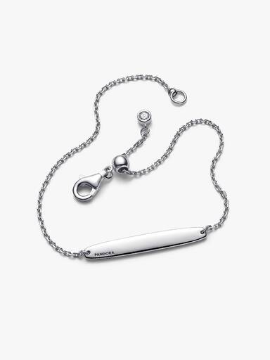 Engravable Bar Chain Bracelet - Image 6