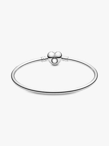 Pandora Moments Heart Clasp Bangle - Image 4