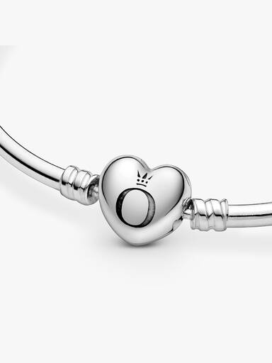 Pandora Moments Heart Clasp Bangle - Image 6