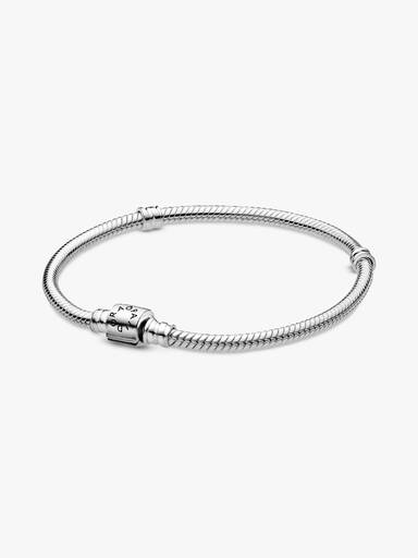 Pandora Moments Barrel Clasp Snake Chain Bracelet - Image 2
