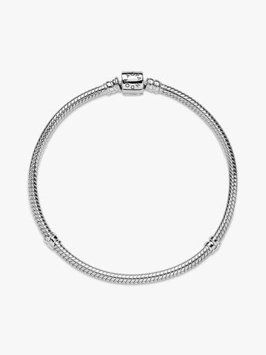 Pandora Moments Barrel Clasp Snake Chain Bracelet - Image 4
