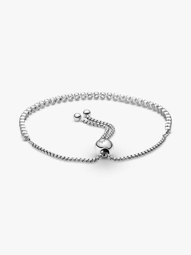 Sparkling Slider Tennis Bracelet - Image 5