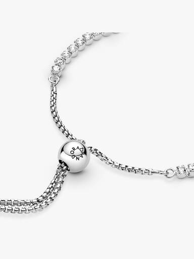 Sparkling Slider Tennis Bracelet - Image 4