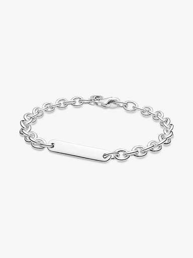 Engravable Bar Link Bracelet - Image 2