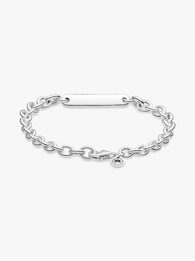 Engravable Bar Link Bracelet - Image 5