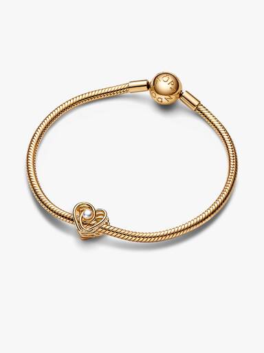 Openwork Swirling Heart & Treated Freshwater Cultured Pearl Charm - Image 5