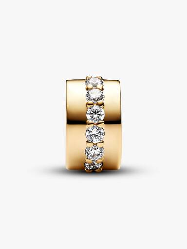 Clear Sparkling Row Clip Charm - Image 6
