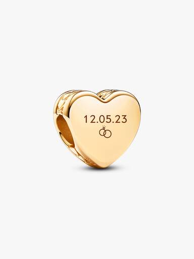 Engravable Heart Charm - Image 4