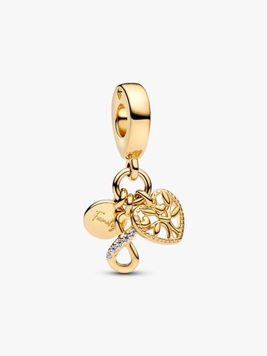Family Infinity Triple Dangle Charm - Image 2