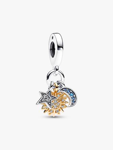 Two-tone Celestial Triple Dangle Charm - Image 2