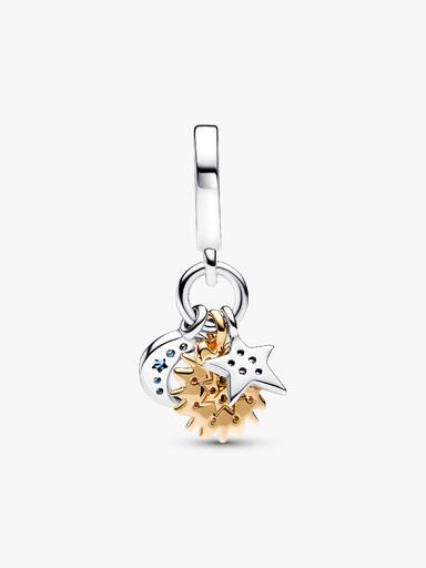 Two-tone Celestial Triple Dangle Charm - Image 5