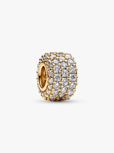 Sparkling Pavé Triple-row Charm - Image 2