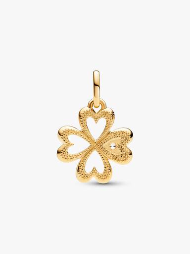 Pandora ME Heart Four-leaf Clover Medallion Charm - Image 4