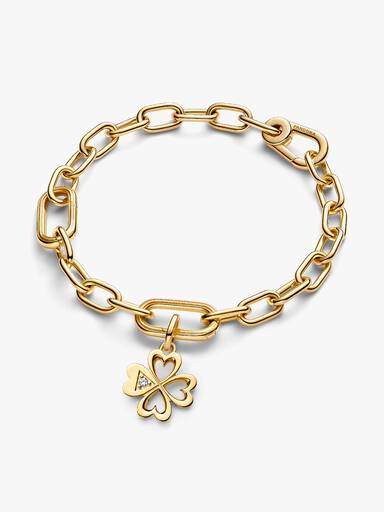 Pandora ME Heart Four-leaf Clover Medallion Charm - Image 6