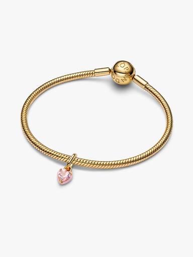 Pink Chakra Heart Mini Dangle Charm - Image 5