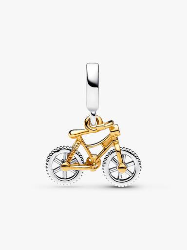 Two-tone Spinning Wheels Bicycle Dangle Charm - Image 5