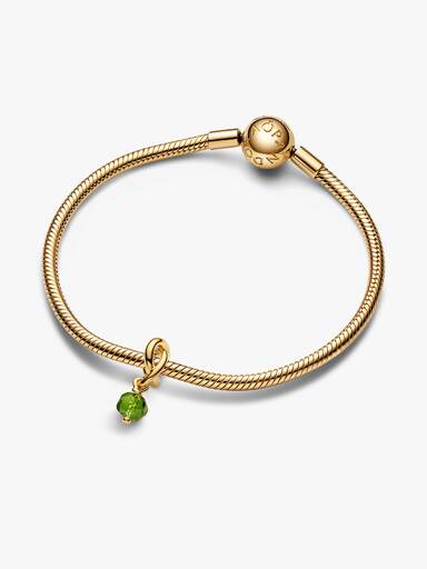 August Spring Green Eternity Circle Dangle Charm - Image 5